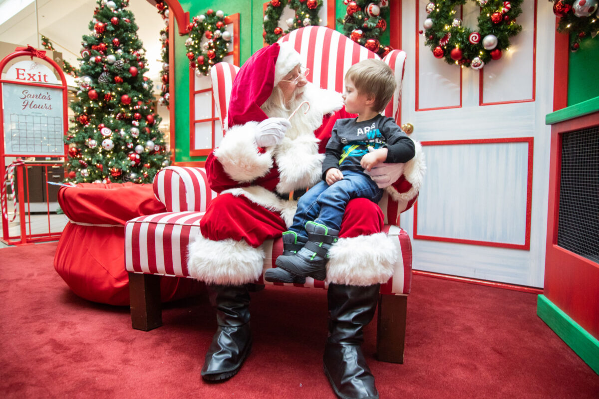 Newgate Mall Santa The job requires stamina, quick thinking, but it’s